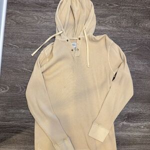 Cream BDG Hooded Sweater Size Small